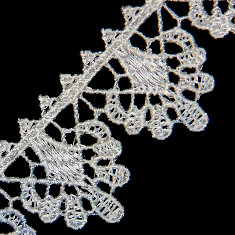 3cm Successive Plants Pattern Clothes Ornamental Polyester Lace