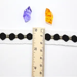 hot sales 2cm african woven polyester lace trim