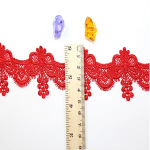 African Multicolor 4CM polyester underwear lace trim