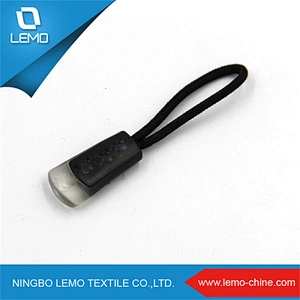 Zipper Puller Manufacturer Custom Logo Paracord Nylon Plastic Zip Pull for cloth