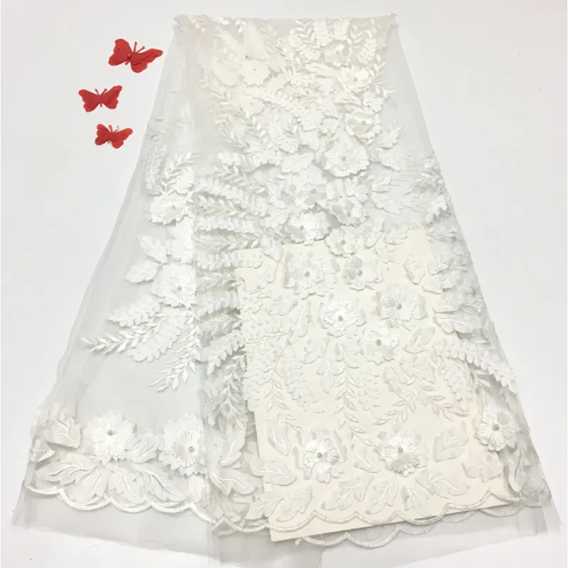 2019 high quality hot new design applique mesh lace fabric wedding fabric