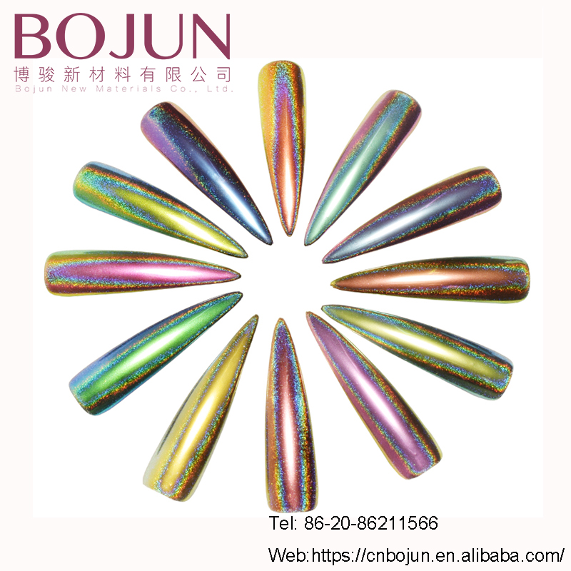 BOJUN LG | Perfet Holographic Chameleon Effect Peacock Pigment