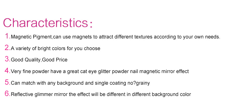 Nail Pigment Rose Gold Mirror Powder