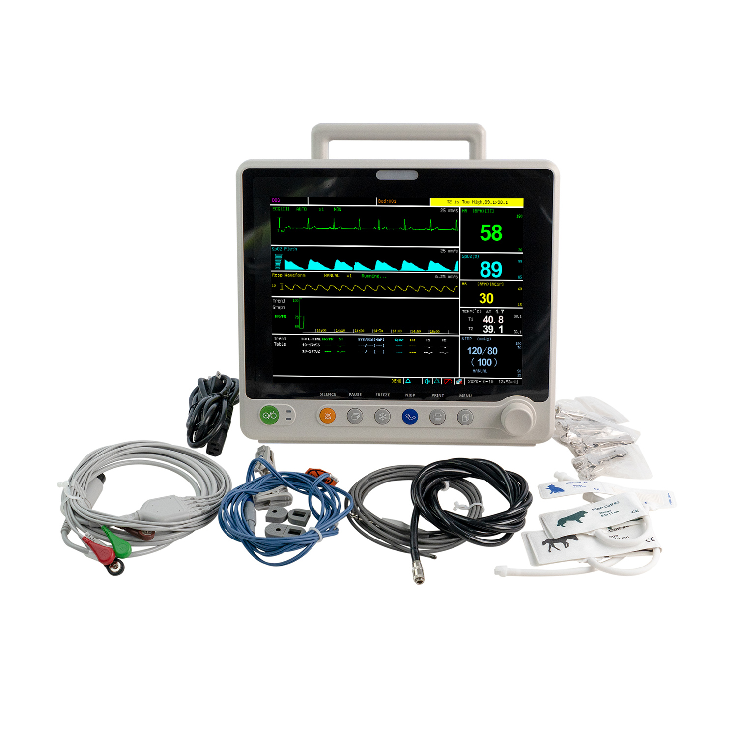 Pulse oximeter, Patient Monitor, ICU monitor, oximeter, oximetre, utech-news