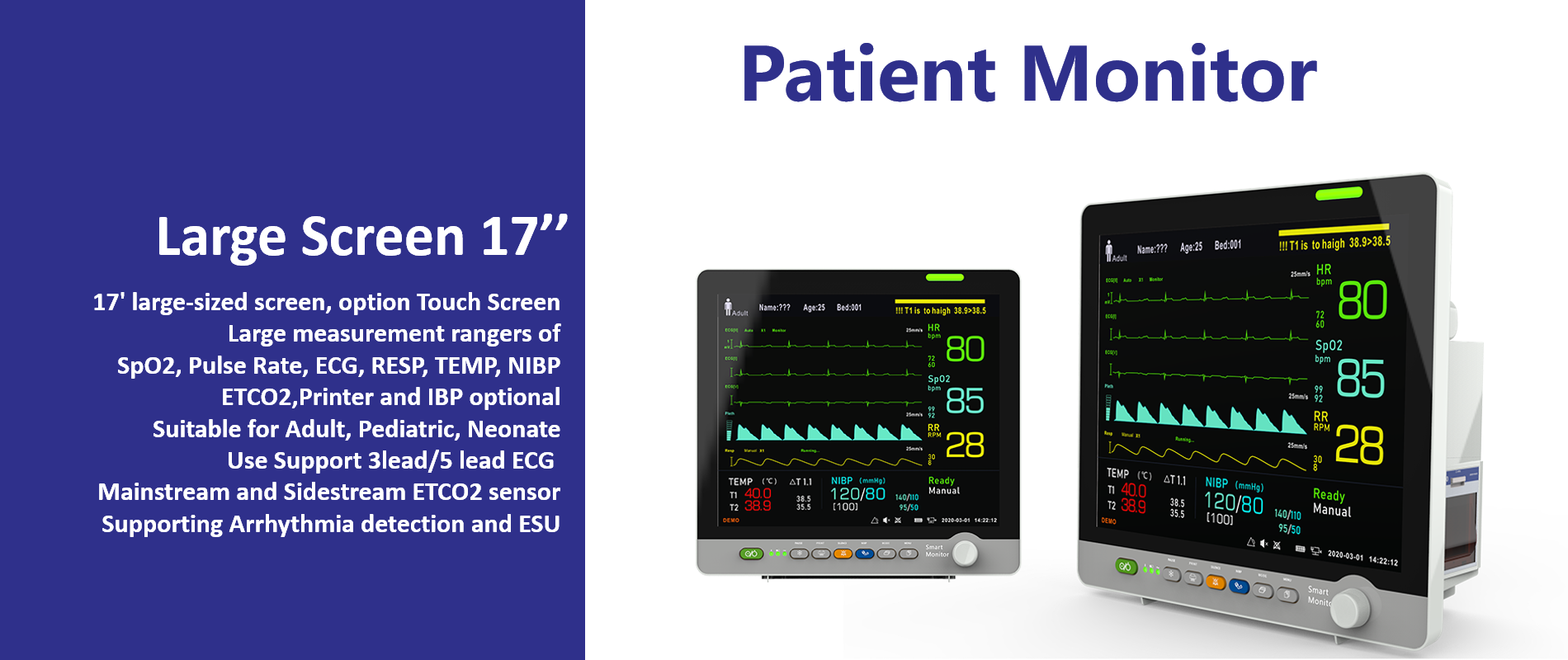 Pulse oximeter, Patient Monitor, ICU monitor, oximeter, oximetre, utech-news