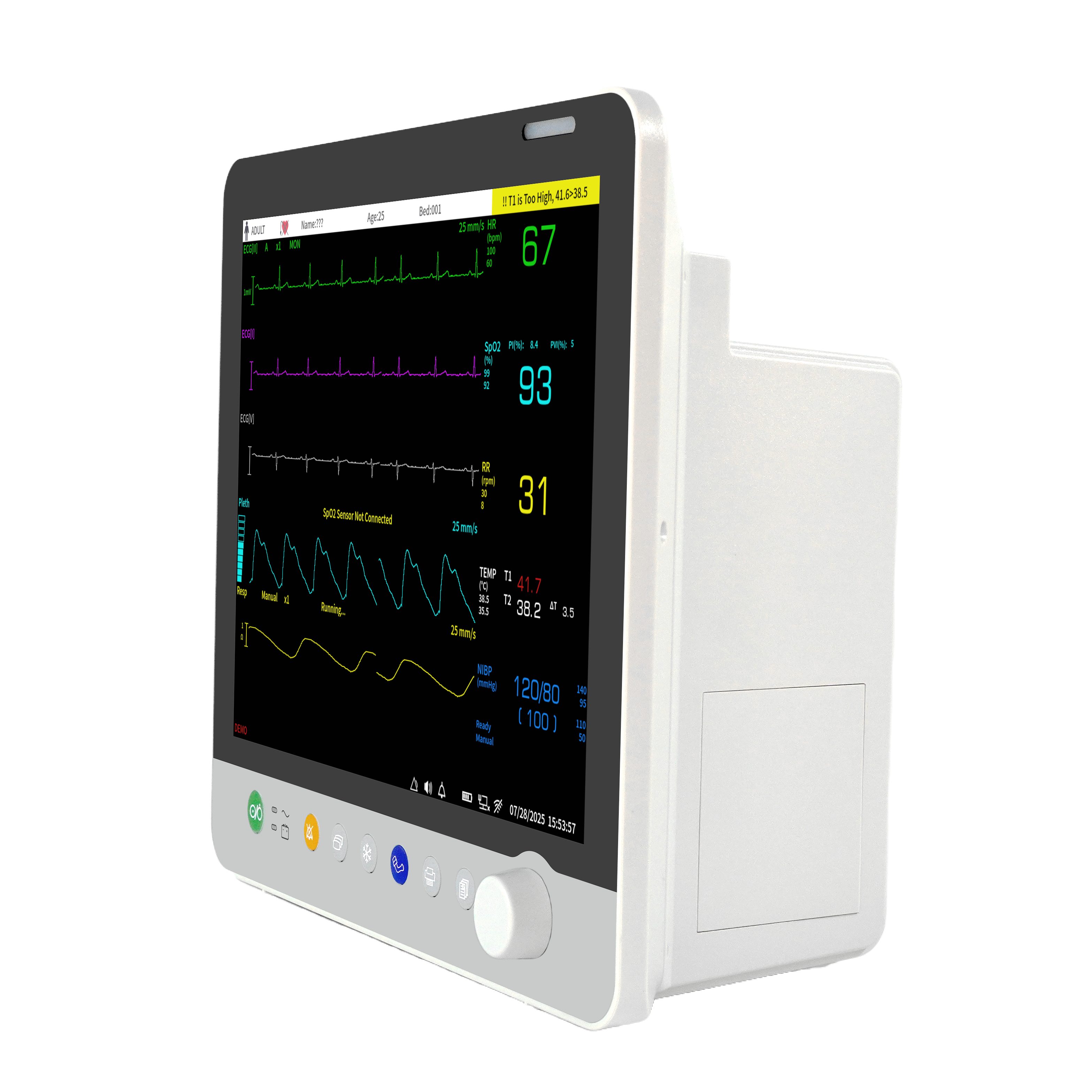 High-Definition Clinical Visualization PM6800 PATIENT MONITOR