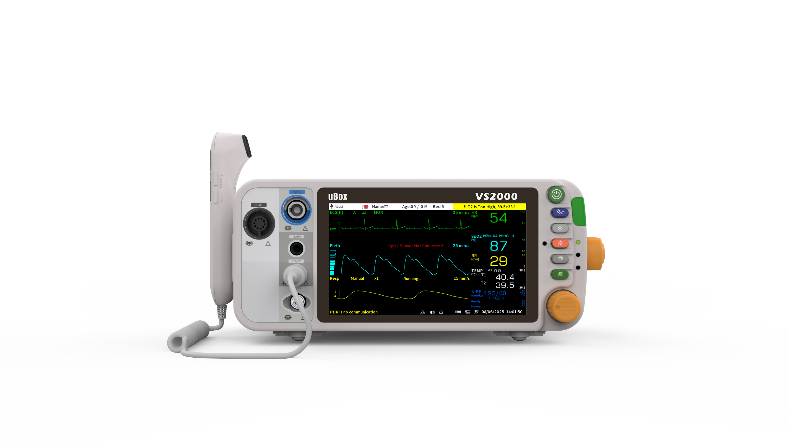 Emergency Care vital signs monitor