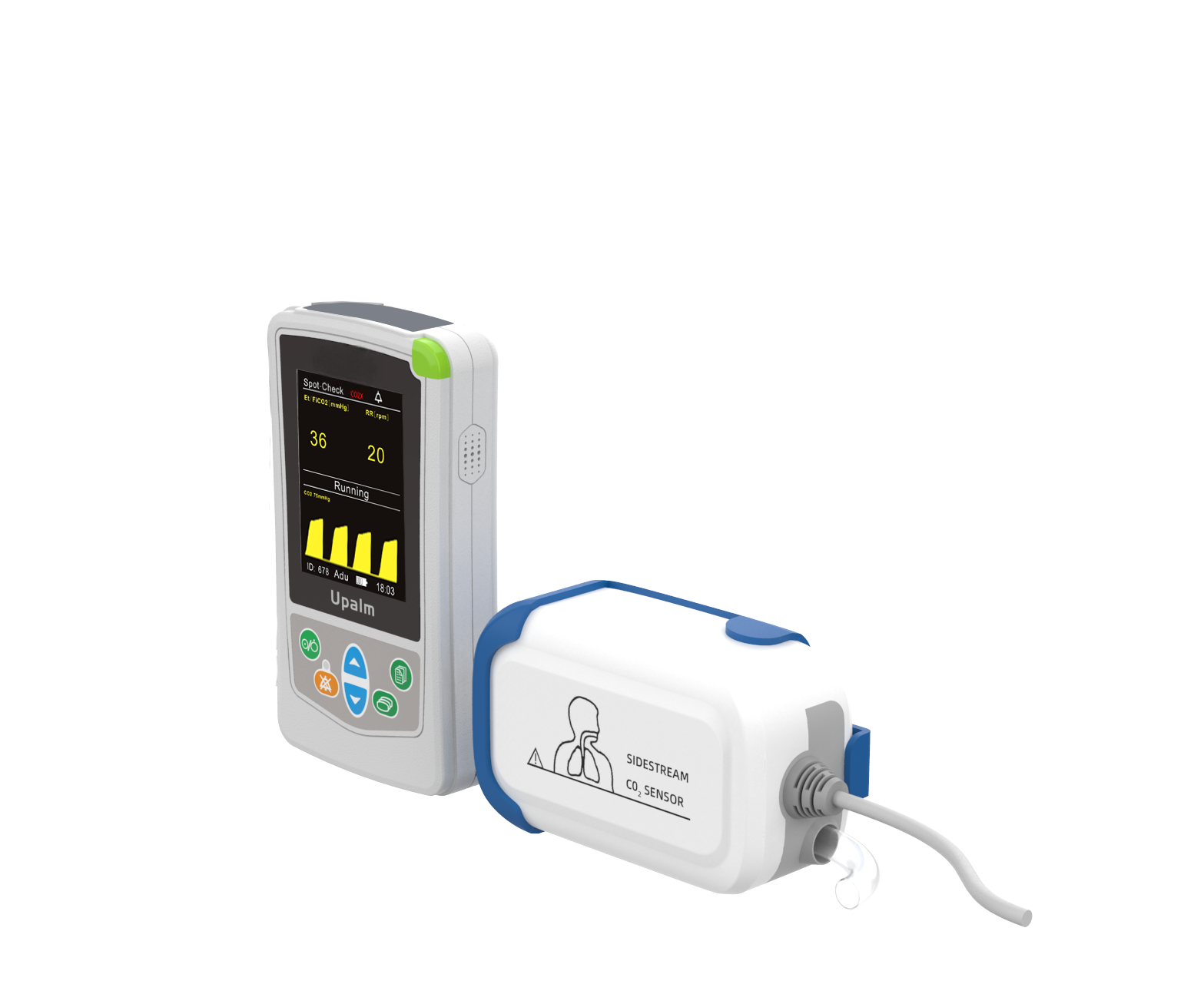 Visual and Audio Alarms UT100D handheld monitor