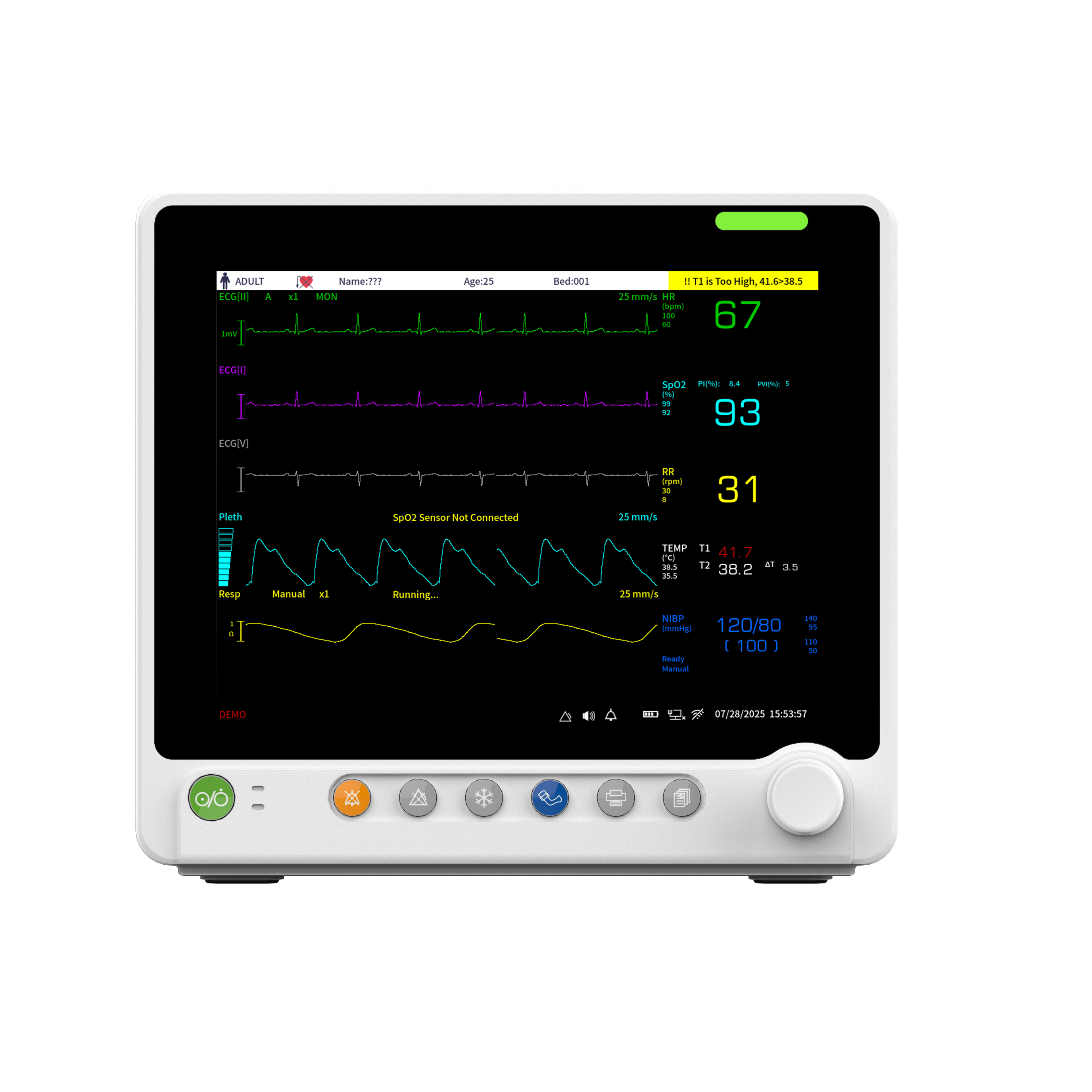 Sleek Design PM6000 PATIENT MONITOR