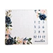 large white photography baby moon soothing milestone blanket fleece