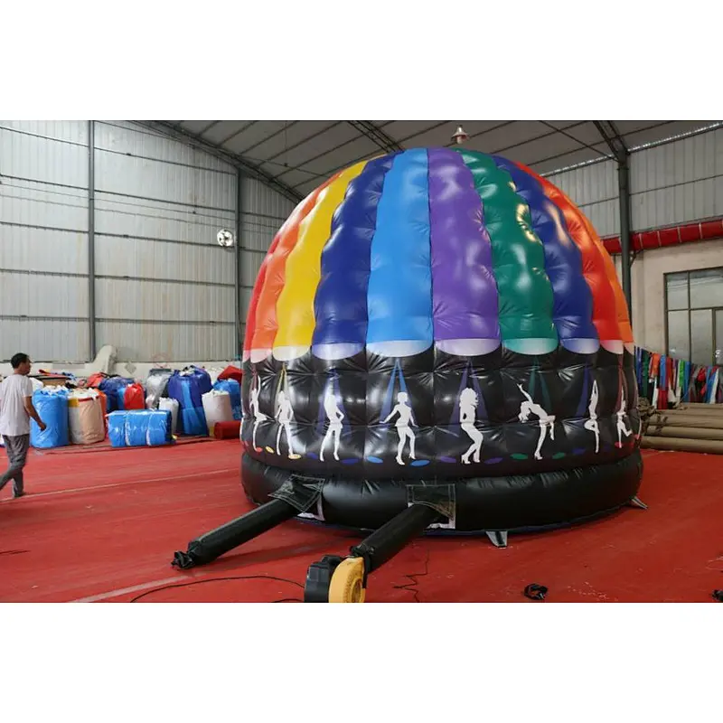 Backyard hot selling inflatable disco bouncer hall,inflatable disco halling bounce for rental game
