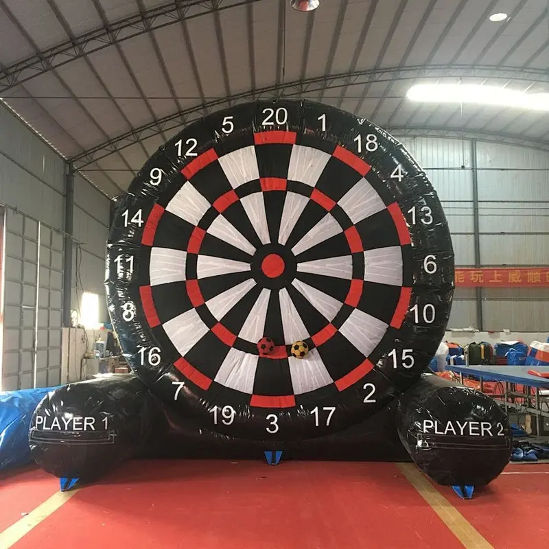 2019 new inflatable soccer dart Games, Giant Inflatable Football Soccer Dart Board Sport Game