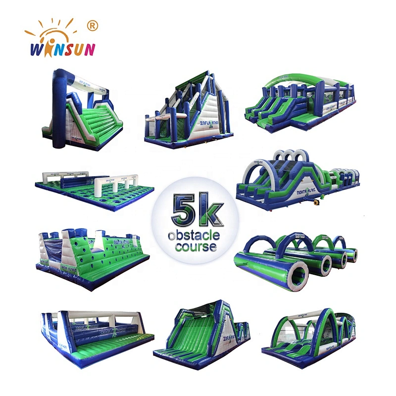 Hot sale  inflatable 5k obstacle course, 5k inflatable obstacle course