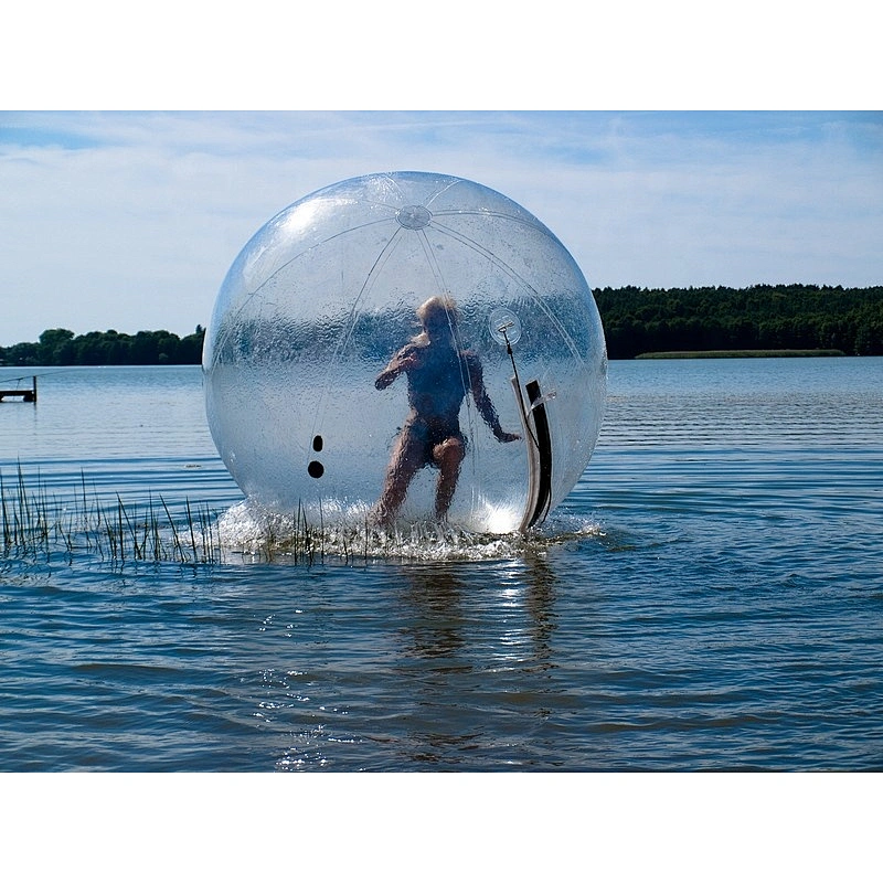 Air  sealed inflatable water hamster amusement ball, water clear dancing balloons,event show balls for sale