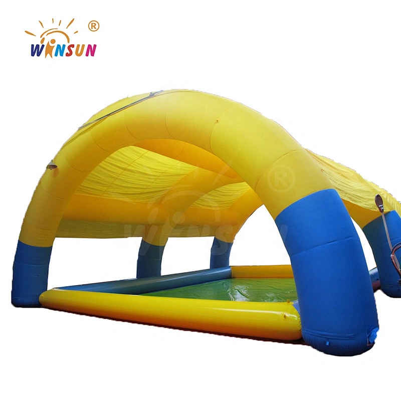 Fast Delivery Inflatable Water Swimming Pool With Tent