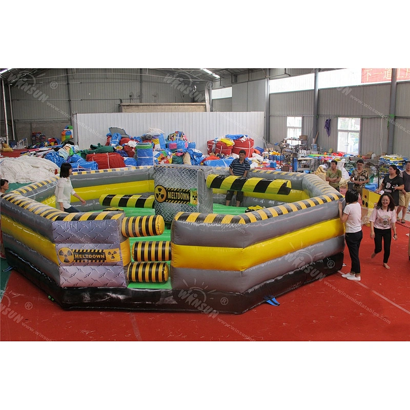 High quality inflatable meltdown challenge,inflatable meltdown sale,meltdown inflatable game