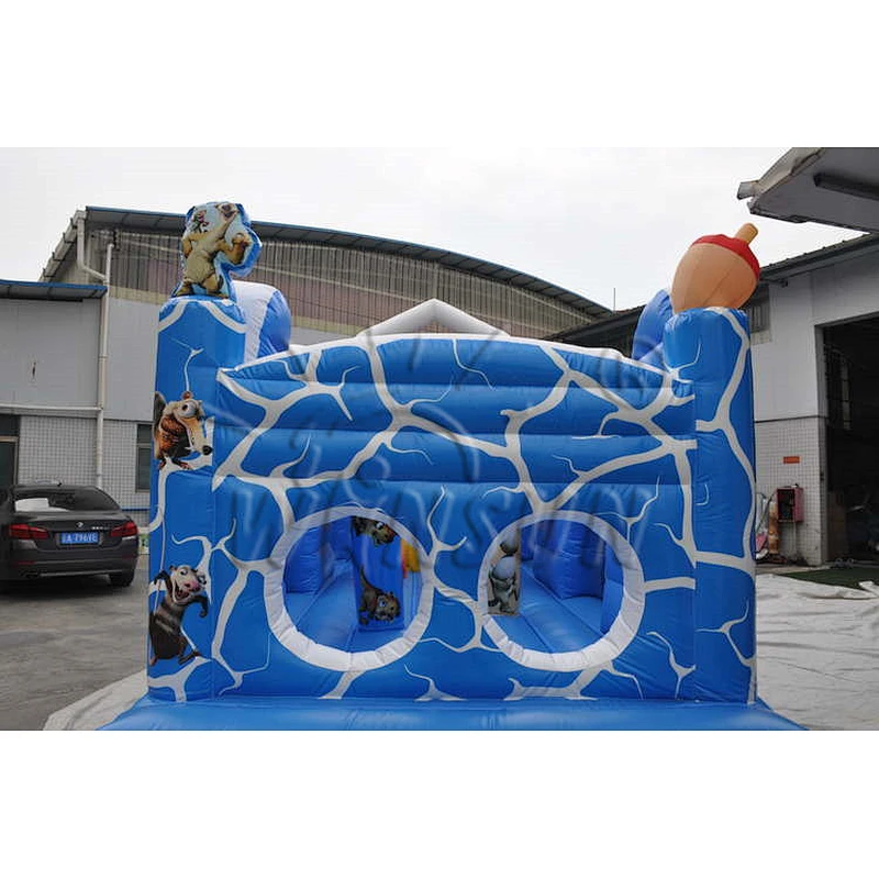 Challenge commercial outdoor kids inflatable obstacle course