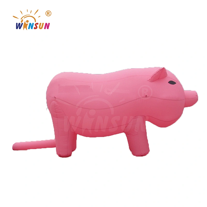 Cartoon pink inflatable pig, advertisement inflatable pig balloon balloons for event