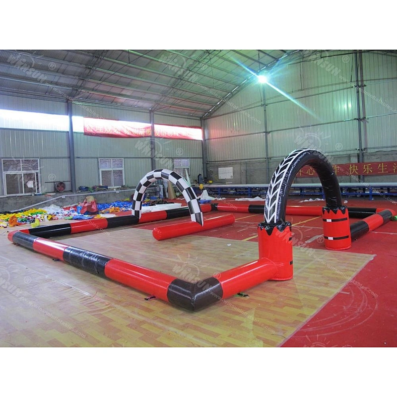 inflatable race track for sale inflatable go kart race track