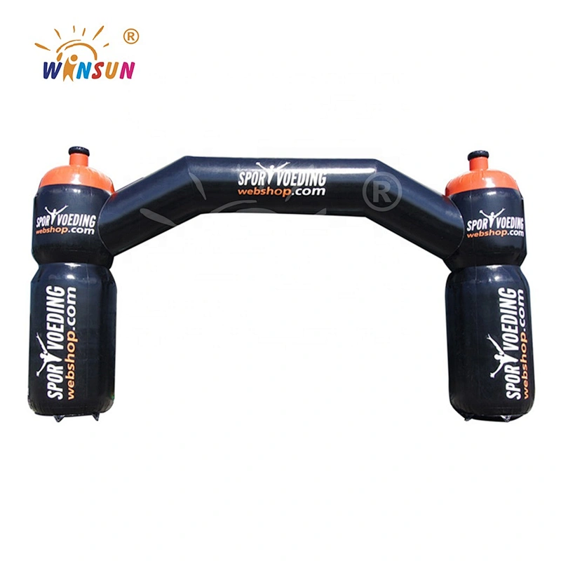 oxford or PVC advertising inflatable arch price inflatable bottle arch