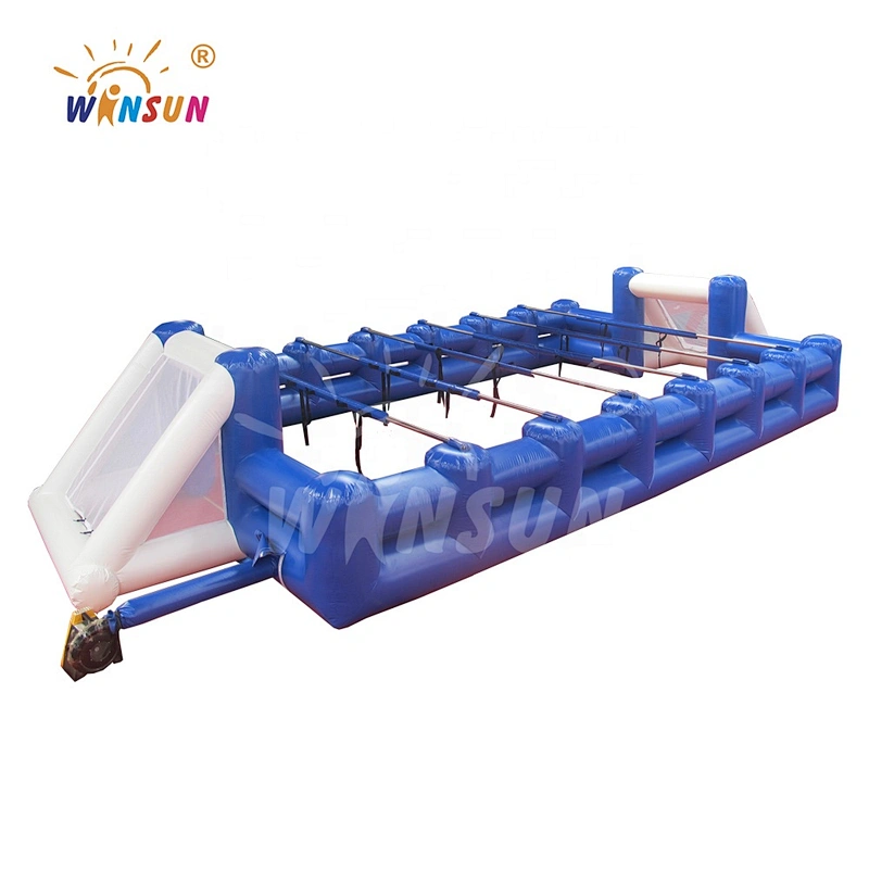 Hot sale fanatic air football goal inflatable soap football field