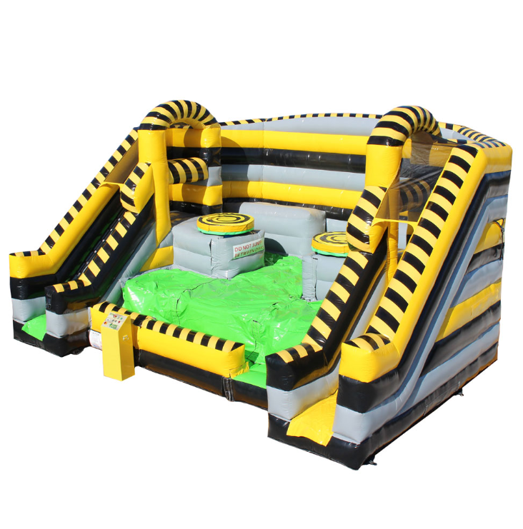 2018 HOT giant inflatable sports game, inflatable toxic twister game Inflatable Toxic Twister Interactive for Rental and sale