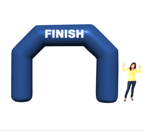 Customized Inflatable Angle Arch, 5K event inflatable arch, inflatable finish arch for event