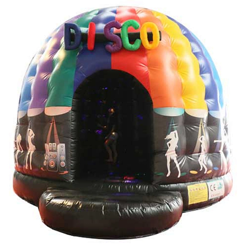 Backyard hot selling inflatable disco bouncer hall,inflatable disco halling bounce for rental game