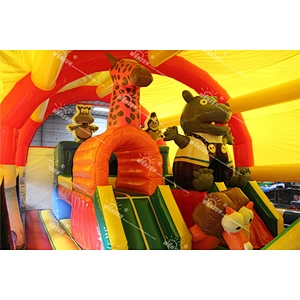 Popular design children inflatable fun city,kids inflatable playground on sale
