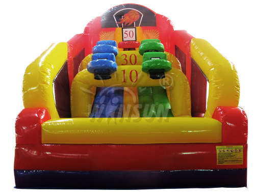Assault  inflatable basketball sport games,basketball throwing competition games, tossing basketball carnival games for sale