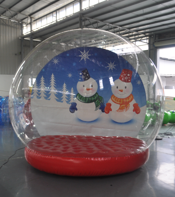 2017 Giant decorating christmas big balls,Christmas Inflatable snow ball, Christmas inflatable global