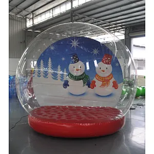2017 Giant decorating christmas big balls,Christmas Inflatable snow ball, Christmas inflatable global