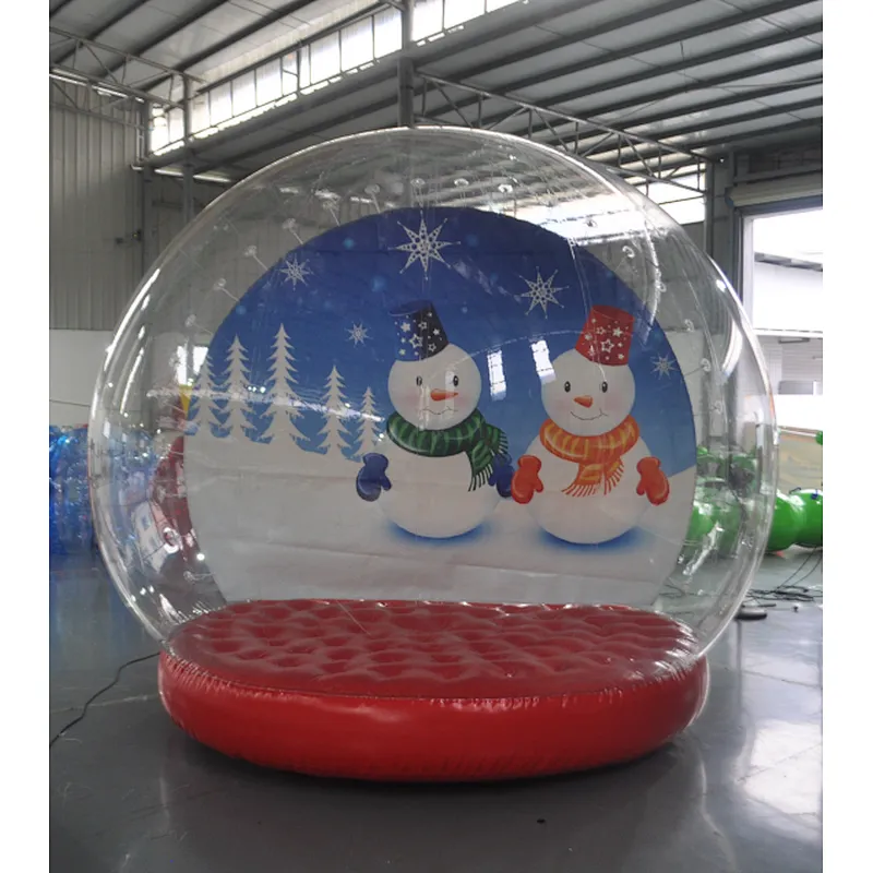 2017 Giant decorating christmas big balls,Christmas Inflatable snow ball, Christmas inflatable global
