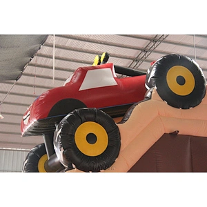 Monster Truck Inflatable Slide