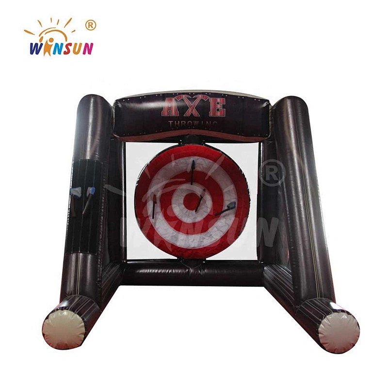Amusement park inflatable single axe lumberingsport games. lumberman tossing games. rosser axe throwing sport games for sale