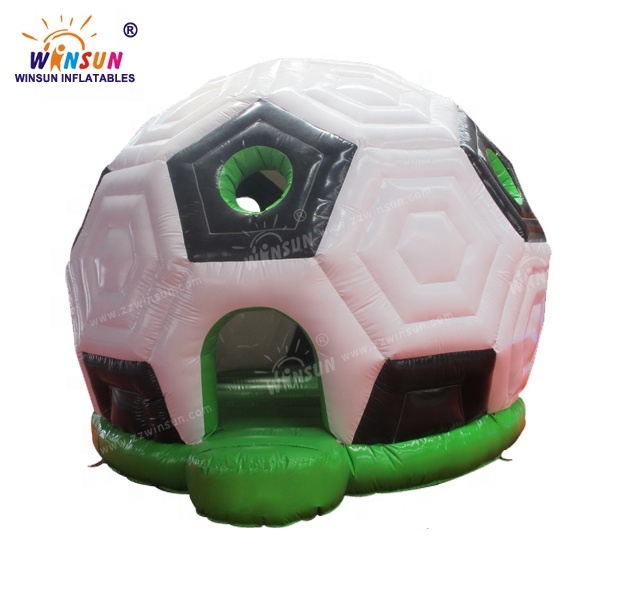 Commercial cheap bounce houses football inflatable jumping castle