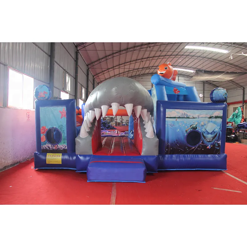 strong and durable inflatable bouncer combo slide