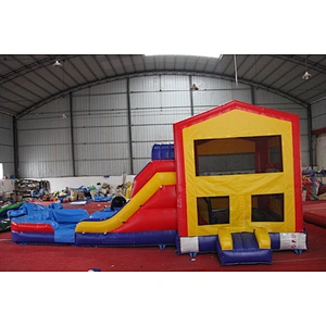 Inflatable Combo with Slide and Pool