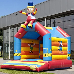 commercial home yard circus clown bounce house