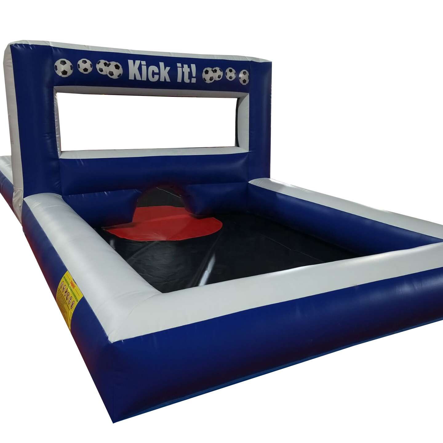 2 person Soccer Kick game, inflatable Soccer Goal Games, 10 balls inflatable football sport games promotion
