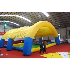 Fast Delivery Inflatable Water Swimming Pool With Tent