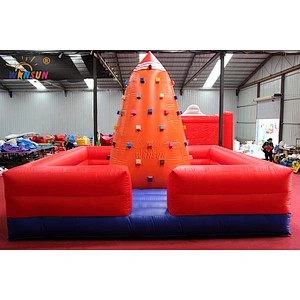 High quality inflatable rock climbing wall, inflatable wall climbing