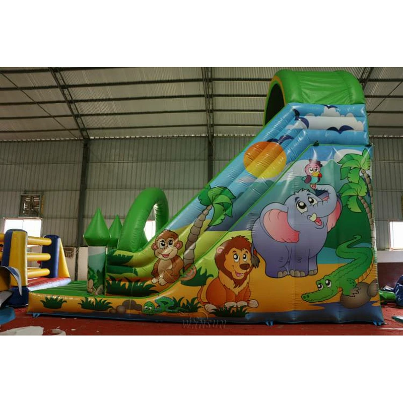 Jungle Inflatable slide