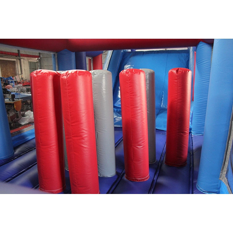 Two people competitive inflatable obstacle course, commercial obstacle course inflatable for adults