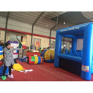 Carnival amusement park inflatable archery shooting games,arrow shoot match,inflatable bow shooting games for sale