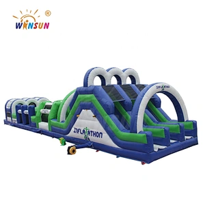 Hot sale  inflatable 5k obstacle course, 5k inflatable obstacle course
