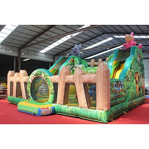 CE factory price inflatable playground jumping castles, commercial inflatable indoor playground