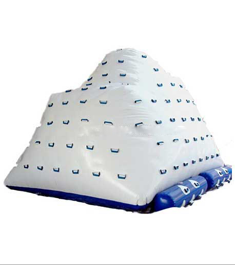 Inflatable water rock climbing wall, water toys inflatable water iceberg,  inflatable floating climbing wall