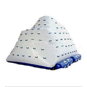 Inflatable water rock climbing wall, water toys inflatable water iceberg,  inflatable floating climbing wall