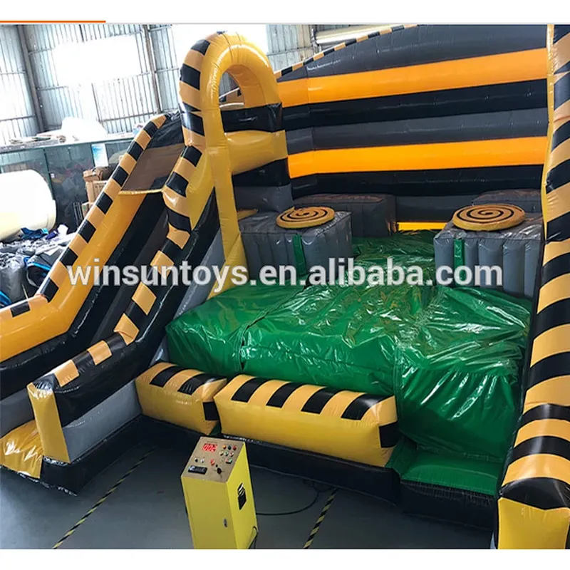 2018 HOT giant inflatable sports game, inflatable toxic twister game Inflatable Toxic Twister Interactive for Rental and sale